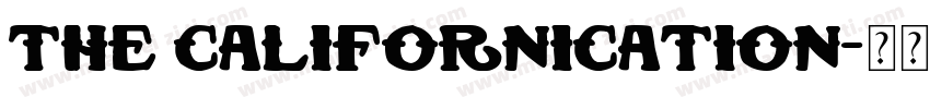 the californication字体转换